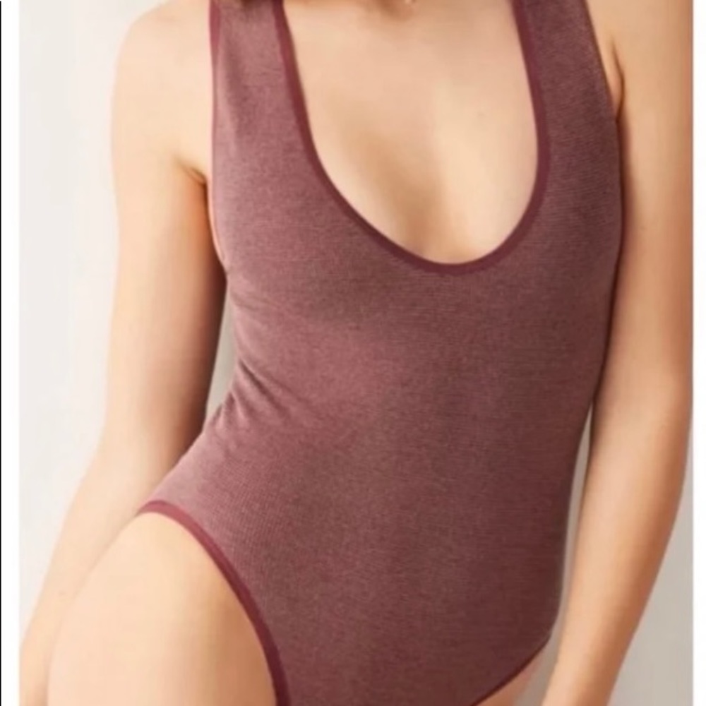 Urban Outfitters Maroon Bodysuit